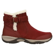 Easy Spirit Womens Elk Round Toe Zippered Pull On Ankle Boots
